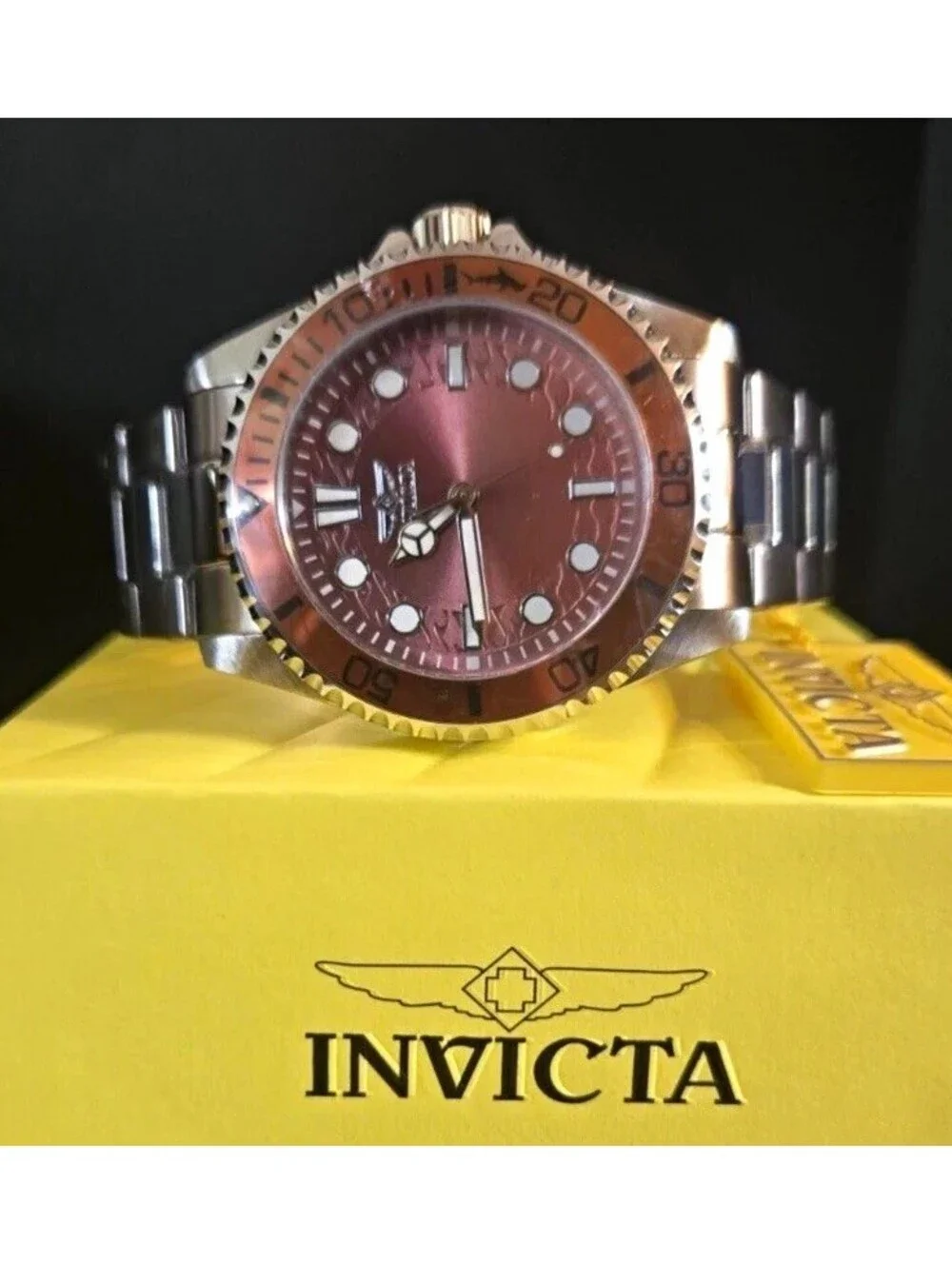 Invicta Pro Diver Kromatyk Men's Watch Brown- 43mm Steel (50816) New w/warranty.